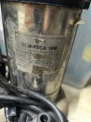 Bomba de achique SUM-FECA 10M