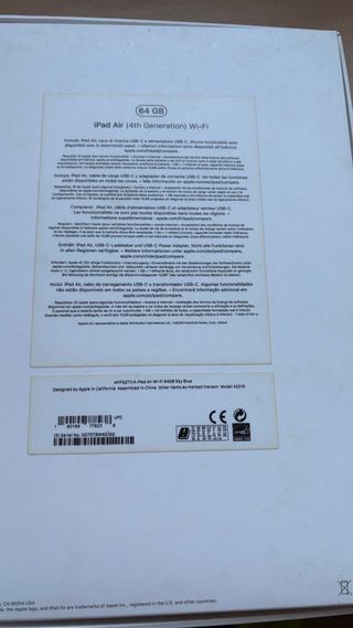 iPad Air 11 Azul/Plateado