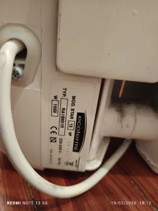 Radiador Ecotermi Blanco Metal