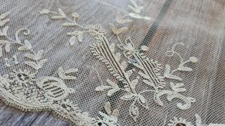 Pizzo antico 3,5 m provenienza nobile