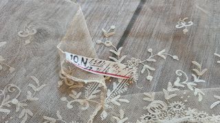 Pizzo antico 3,5 m provenienza nobile