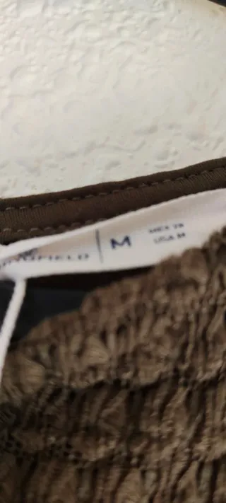 Vestido largo punto nuevo verde oliva