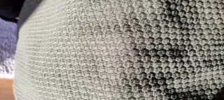 Vestido largo punto nuevo verde oliva