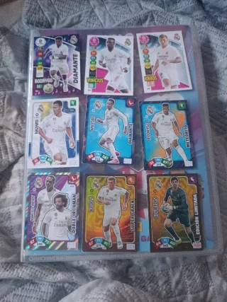 Lote cromos fútbol Real Madrid