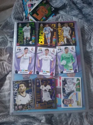 Lote cromos fútbol Real Madrid