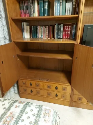 Mueble Salón Estilo Castellano Madera