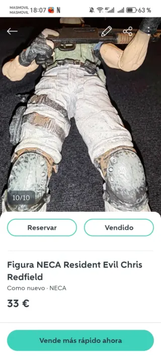 Figura NECA Chris Redfield Resident Evil