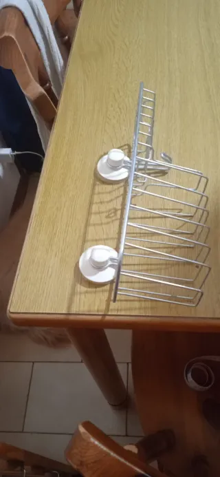 Porta oggetti da bagno con ventose