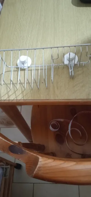 Porta oggetti da bagno con ventose