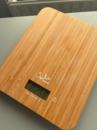 Báscula de cocina Jata madera