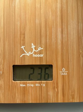 Báscula de cocina Jata madera