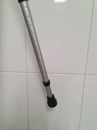 Par de Muletas Canadianas Novas em Alumínio