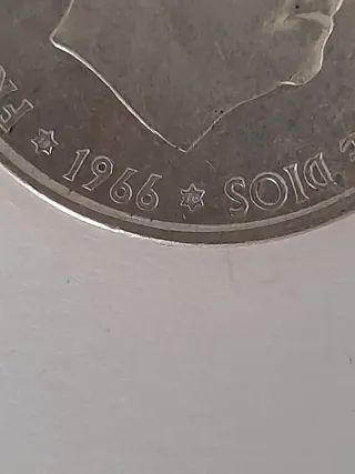 Moneda 100 Pesetas Franco 1966 *19*70 Esta S.C.-