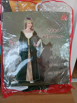Disfraz Dama Medieval Talla 10-12