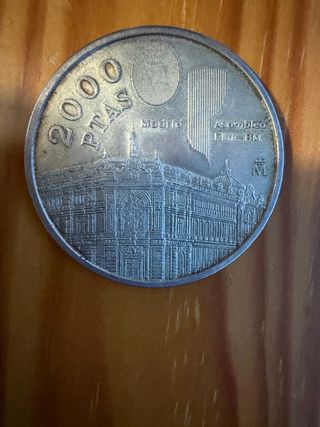 Moneda 2000 Pesetas 1994 Madrid