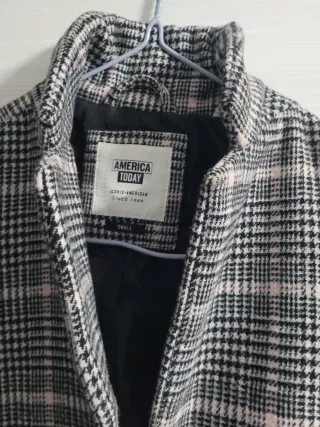 Cappotto America Today vintage a quadri