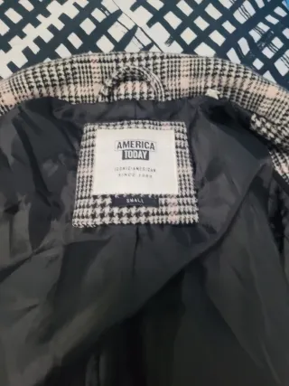 Cappotto America Today vintage a quadri