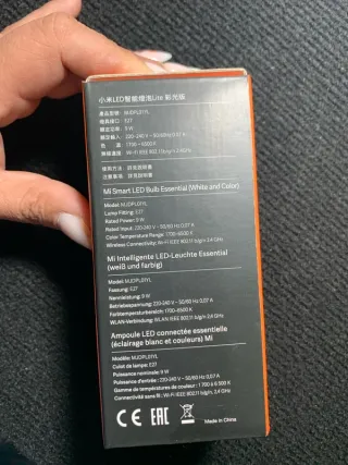 Lâmpada LED Inteligente Xiaomi Essential