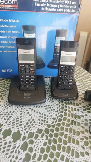 Teléfonos Inalámbricos DECT Telecom Pack Pareja