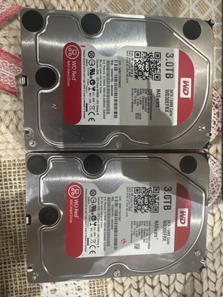 2 Discos Duros WD 3TB NASware