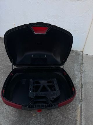 Baúl Honda para 2 cascos con base