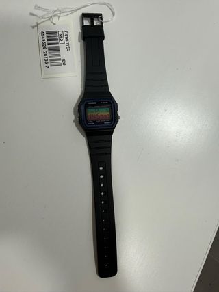 Reloj Casio F-91W Negro