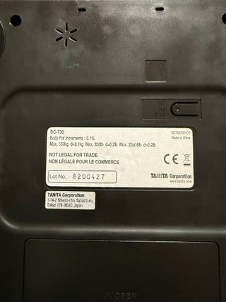 Balanza Tanita BC-730