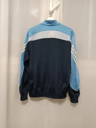 Chaqueta Adidas Vintage Azul y Blanca