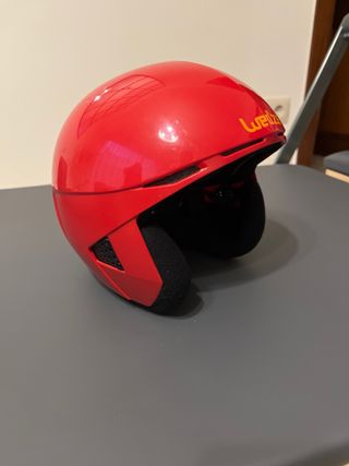 Casco de esquí rojo Wed'ze