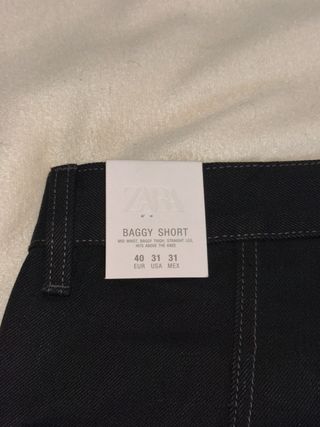 Calções Baggy Zara