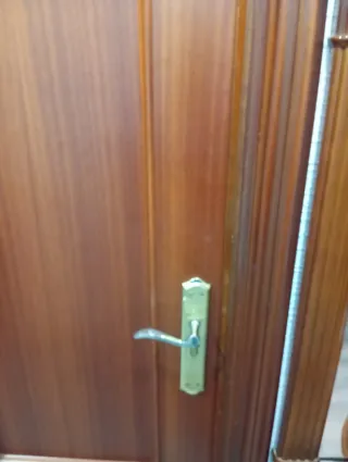 Puerta de madera interior