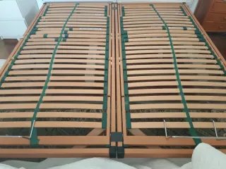 2 Letti Articolare 90x190 + 2 Materassi in Lattice