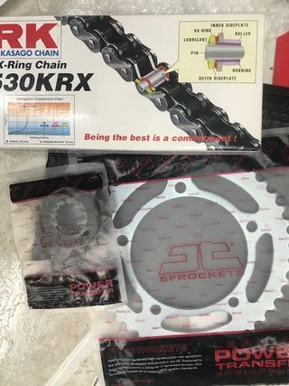 Kit Cadena JT Sprockets RK 530KRX Reforzada
