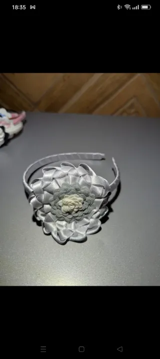 Flores de tela para niña