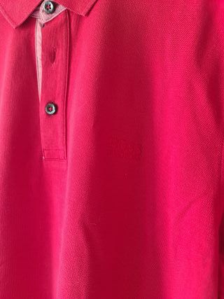 Pólo Hugo Boss Vermelho Slim Fit Tamanho L