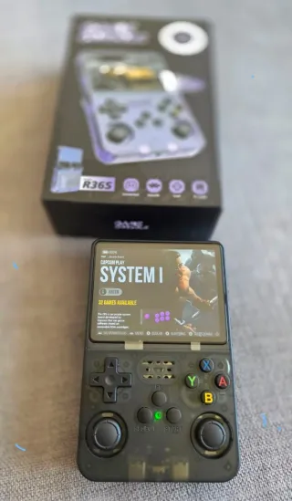 Consola Portátil R36S 128GB Morada