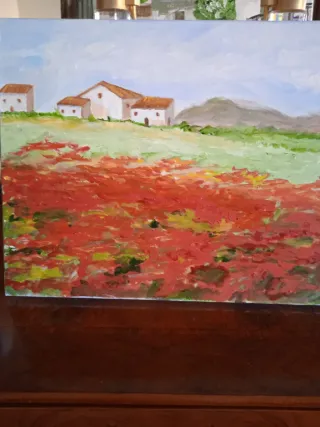 Cuadro acrílico paisaje...XI