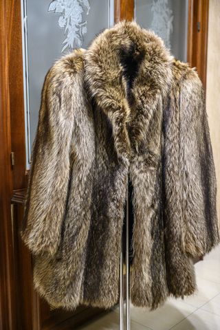 Abrigo de piel de marmota