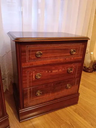 Mesitas de noche de madera (2 unidades)