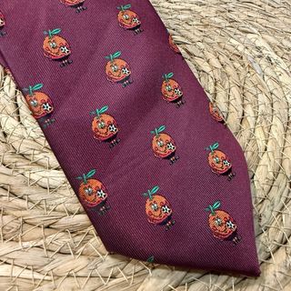 Corbata Naranjito Naranja y Morado