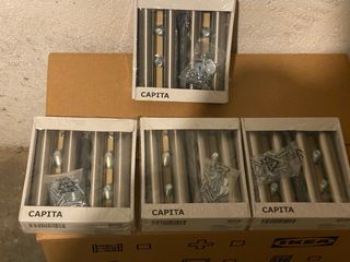 Gambe per mobili IKEA CAPITA in metallo