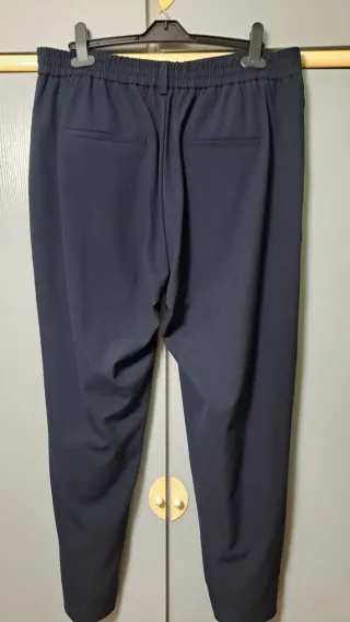 Pantalón recto azul