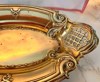 Lote bandejas y cuencos vintage cobre