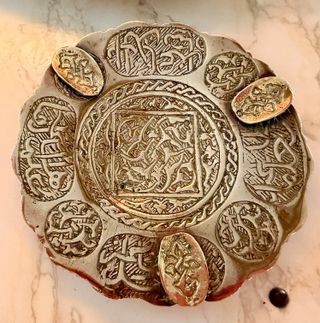 Lote bandejas y cuencos vintage cobre