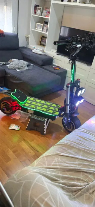 Neumático Patinete Eléctrico Off-Road Negro/Verde