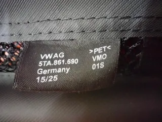 Red maletero VW Touran