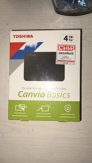 Disco Duro Externo Toshiba Canvio Basics 4TB