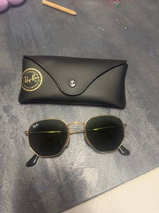 Gafas de sol Ray-Ban Hexagonal Doradas Talla S