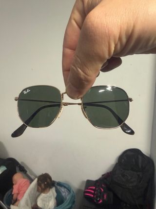 Gafas de sol Ray-Ban Hexagonal Doradas Talla S