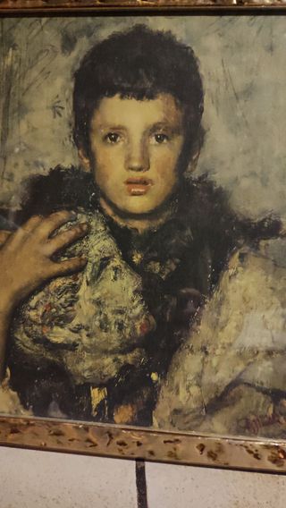 Un'opera d'arte firmata intitolata "II silenzio de